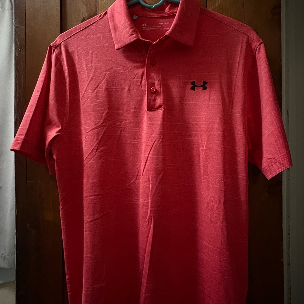 Under Armour Men's Polo Shirt in Bold Red